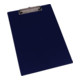 Porte-bloc Eichner A4, bleu, format 232x338 mm + pince à bloc et œillet de fixation-1