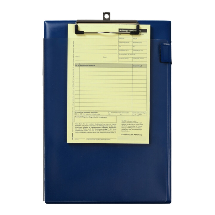 Porte-blocs DIN A4 bleu UE 10 un.