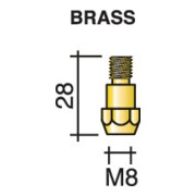 Porte-buse M 8 L. 28 mm adapté à ERGOPLUS 36 TRAFIMET-1
