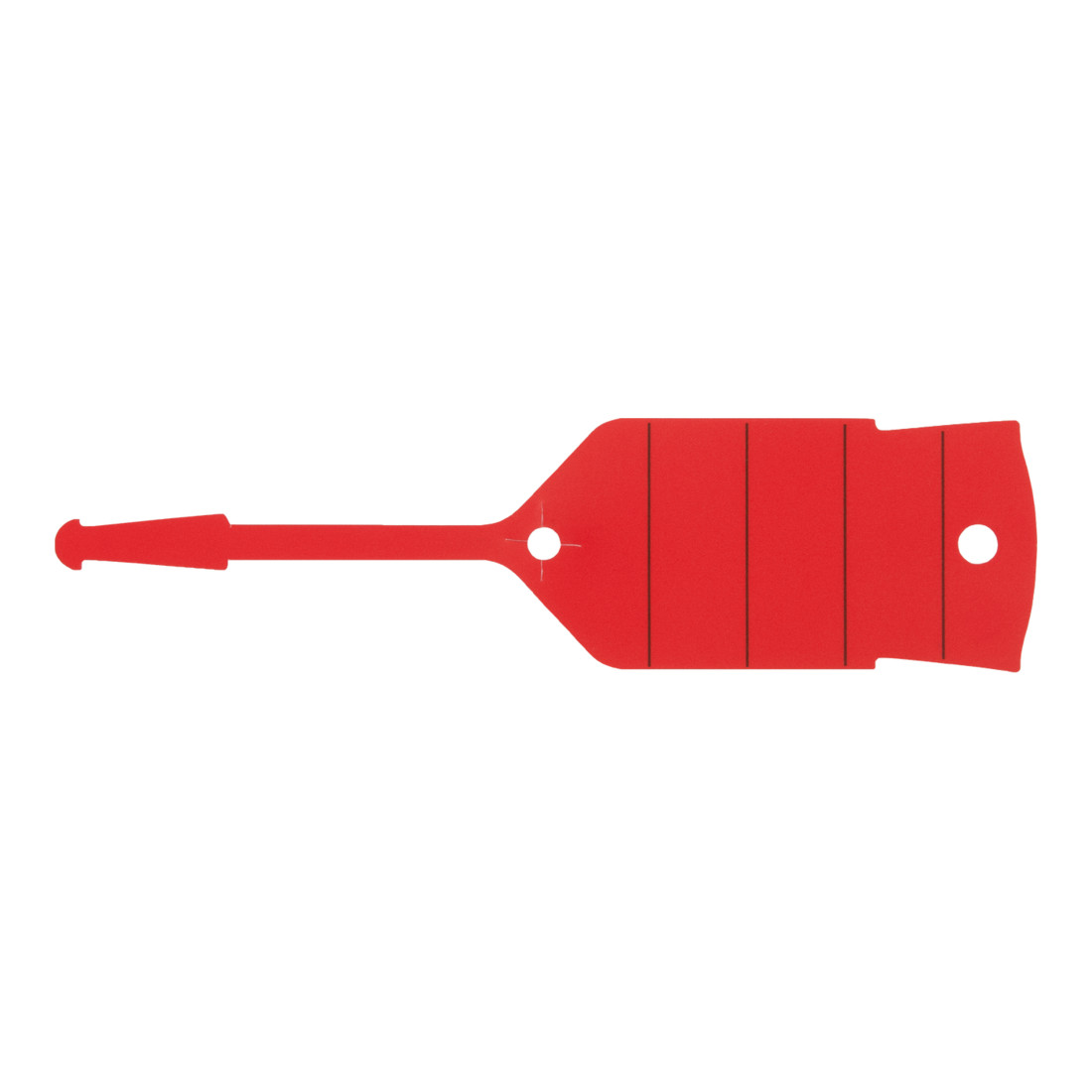 Porte-clés avec boucle, rouge, pack de 500