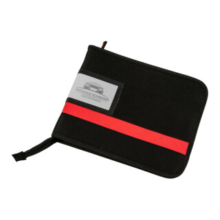 Porte-clés Eichner noir/rouge en polyester