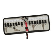 Porte-clés Eichner noir/rouge en polyester-4