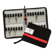 Porte-clés Eichner noir/rouge en polyester-5