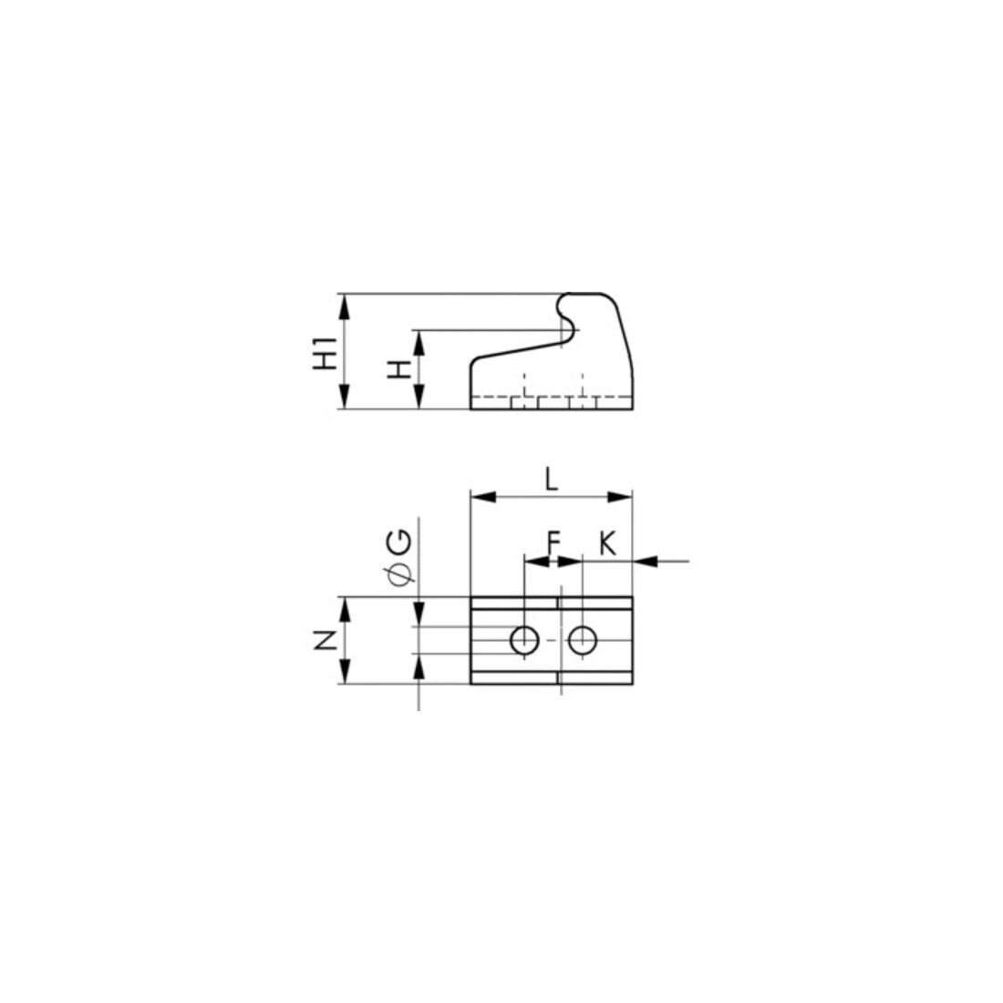 Porte-comptoir AMF n° 6848GHNI Taille 4 VA