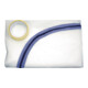 Porte de protection anti-poussière 1 tissu/1 rouleau ruban adhésif tissu 2,3x1,2 m/ruban 25 m x 50 mm QUICKDOOR-2