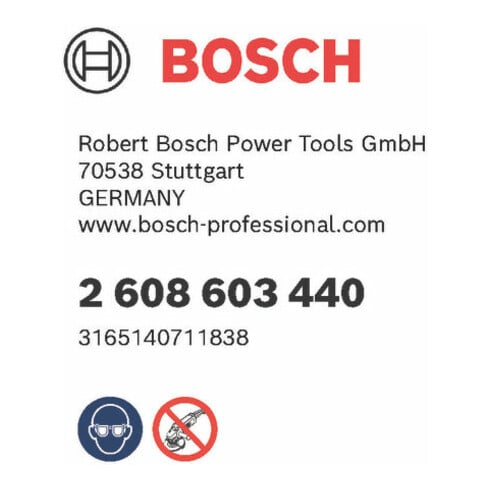 Porte-disque diamanté Bosch M10 100 mm 6 mm