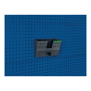 Porte-documents DIN A4 plastique transvers. l.340xP100xH231mm p. panneaux perfor