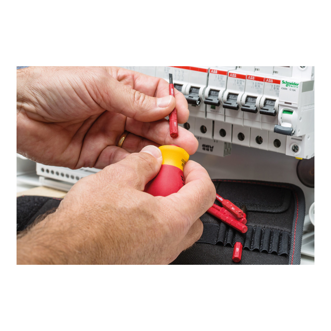 Porte-embouts SoftFinish electric slimVario VDE L. totale 58 mm p. 6 mm slimBits