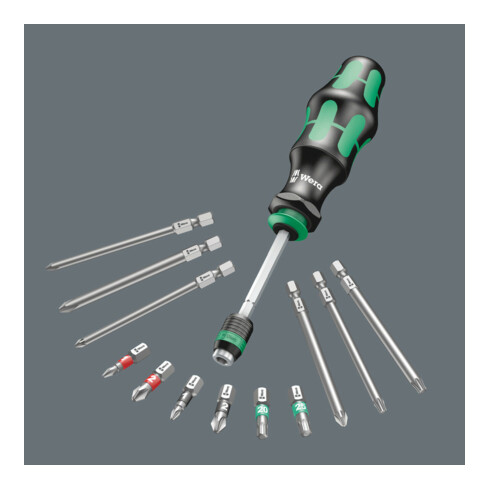 Porte-embouts Wera Kompakt 20 Tool Finder 2 poche, 13 pièces