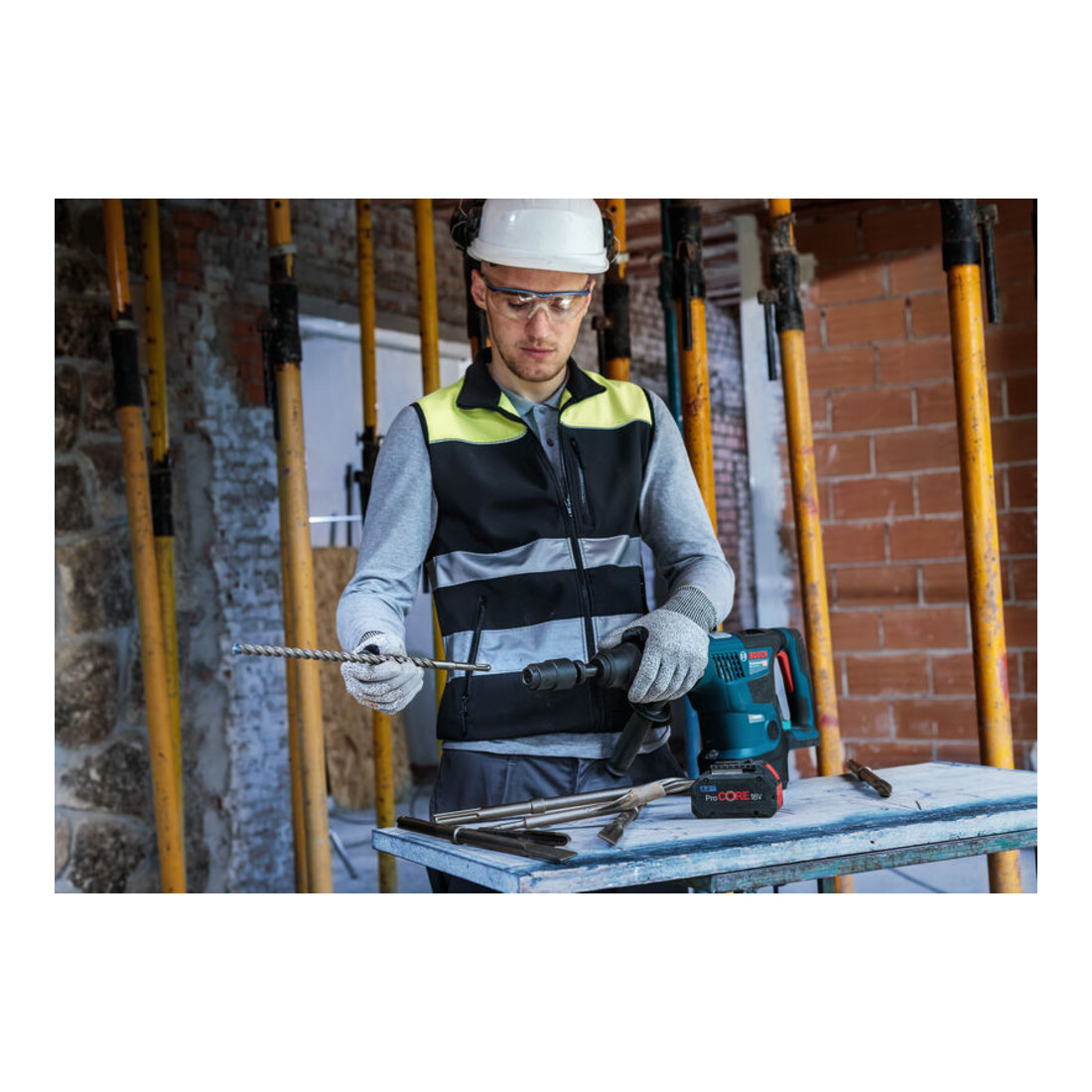 Porte-foret Bosch pour marteaux perforateurs avec SDS max SDS plus