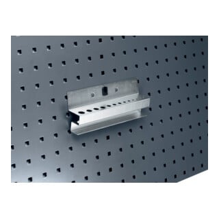 Porte-forets l. 225 mm nbre.attachements 13 (je 1 x D. 2-15 mm) p. panneaux perf