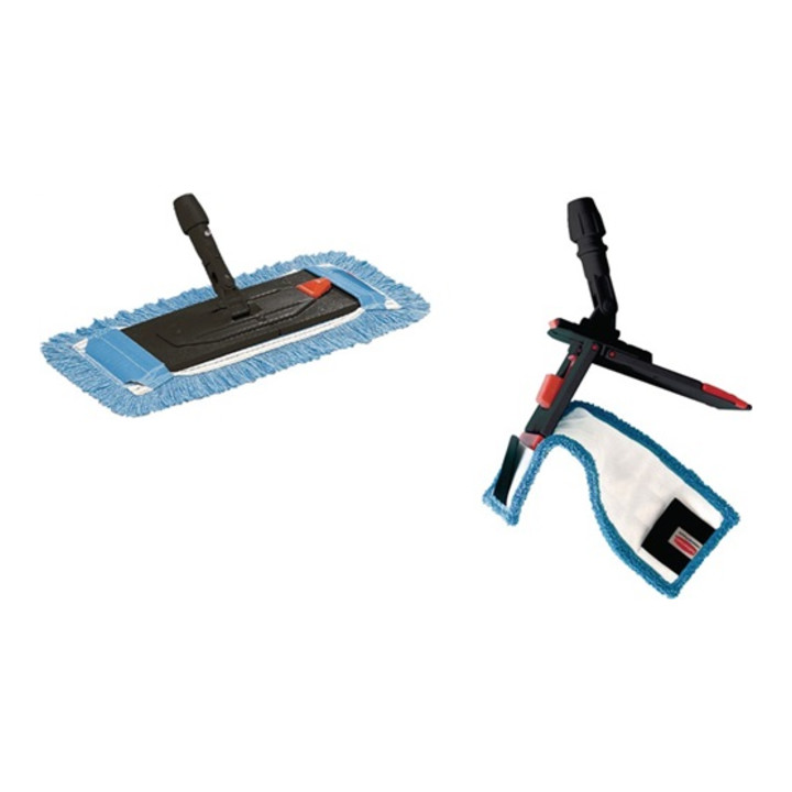 Porte-frange avec articulation tournante plastique l.400mm RUBBERMAID