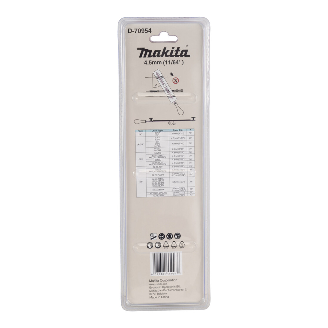 Porte-lime Makita avec lime et support 4