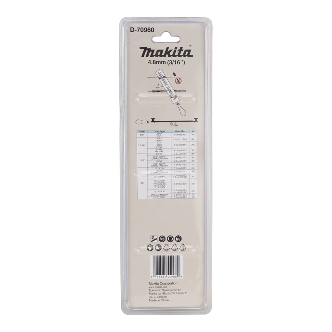 Porte-lime Makita avec lime et support 4