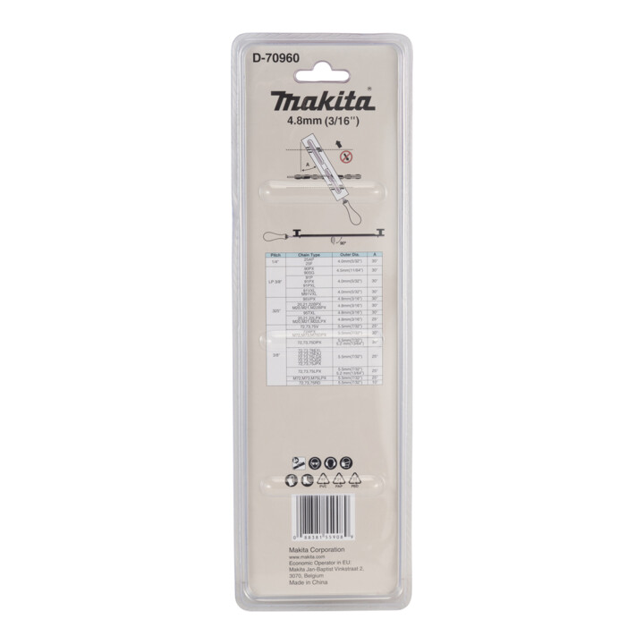 Porte-lime Makita avec lime et support 4