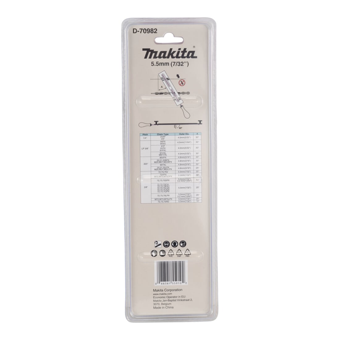 Porte-lime Makita avec lime et support 4