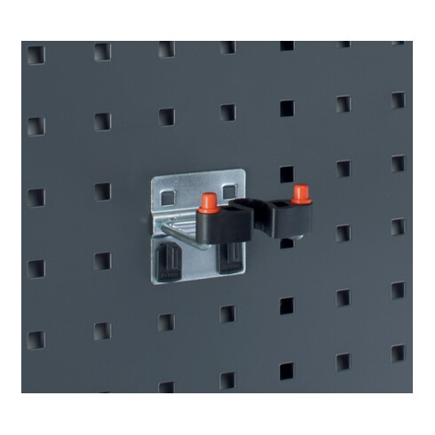 Porte-outils D. 25-40 mm flexible avec plaque d'assise plus large p. panneaux pe