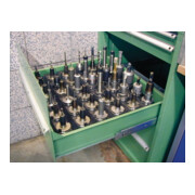 Werkzeugträger HSK63 sur bloc de table PP 15 pcs L.360×P.245×H.150mm-3