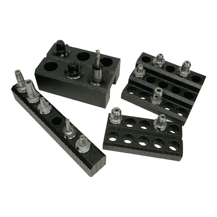 Porte-outils SK40 en support de table polypropylène 12 p. l. 360 x P. 245 x H. 2