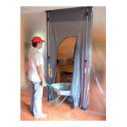 Porte / paroi de protection contre la poussière 310 × 130 cm avec fermeture velcro