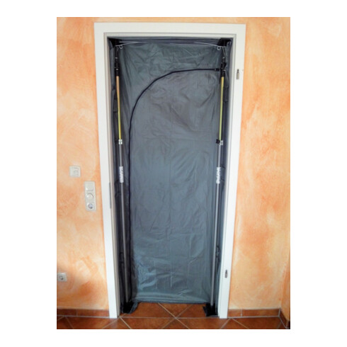 Porte / paroi de protection contre la poussière 310 × 130 cm avec fermeture velcro