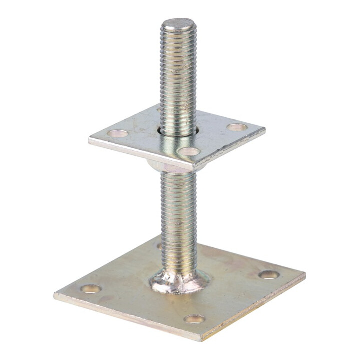 Porte-postes en I 70x70x100x100x100x100x150mm STA galvanique brut, jaune galvanique GAH