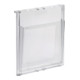 Porte-prospectus H326xl280xP59mm DIN A4 Acrylique