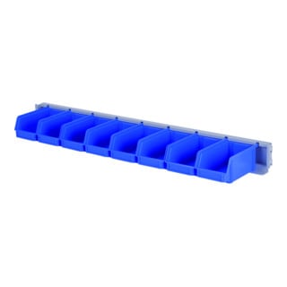 Porte-récipients avec bacs de rangement ouverts STIER, largeur 942 mm, 8 bacs de rangement ouverts taille 2