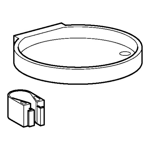Porte-savon Hansa Viva complet