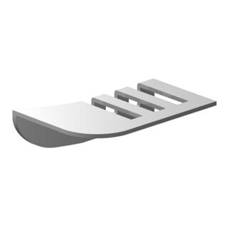Porte-savon Schell LINUS aluminium aluminium aluminium anodisé