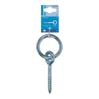 PÖSAMO Anneau de crèche galZn (SB) 9,0x45mm filetage bois 1 pce