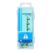 PÖSAMO Câble métallique petit, ancien DIN 741, Zn 5mm/M5 3/16" 12 pcs SB-1