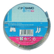 PÖSAMO Corde universelle en câble métallique PVC revêtu 4mm x 30m-1