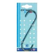 PÖSAMO Crochet à viande Zn (SB), diamètre 5,0 mm L-120 mm, 1 pc-1