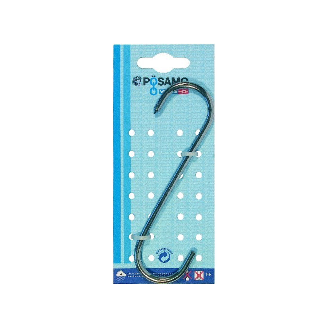 PÖSAMO Crochet à viande Zn (SB), diamètre 5,5 mm L-140 mm 1 pc