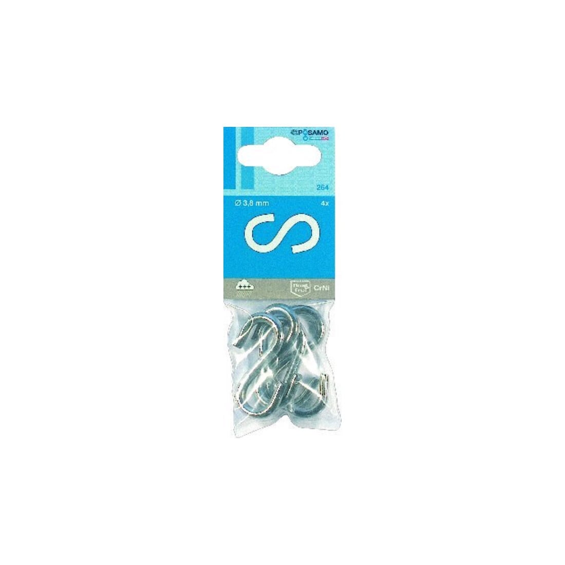 PÖSAMO Crochet S non (SB) A2 3,8mm