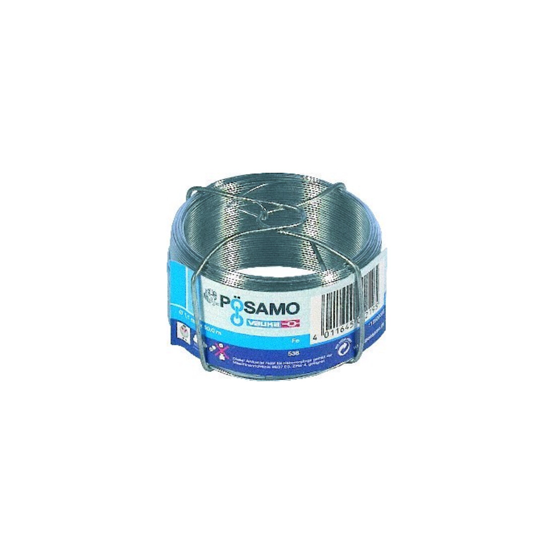 PÖSAMO Fil sur bobine galZn 1,1 mm x 50 m
