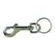 PÖSAMO Mousqueton porte-clés nickelé 12x78mm