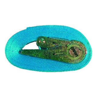 PÖSAMO Sangle d'arrimage avec cliquet 3,5x600cm bleu