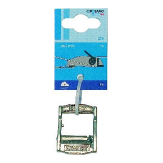 PÖSAMO Serrure à pince zinguée (SB) pour sangle Ø env. 25 mm