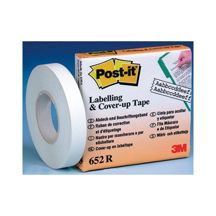 Post-it Abdeckband 652R 8mmx17,7mm weiß