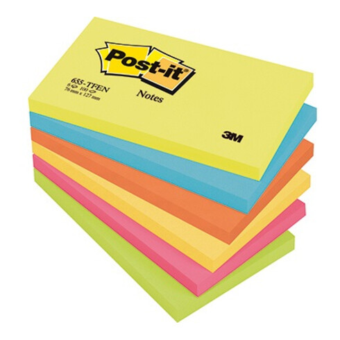 Post-it Haftnotiz Active Collection 655TFEN sortiert 6 St./Pack.