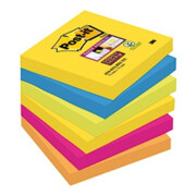 Post-it Haftnotiz Super Sticky 6546SR 76x76mm sort. 6 St./Pack.-1