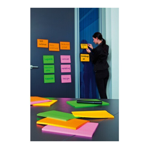 Post-it Haftnotiz Super Sticky Meeting Notes 6445-4SS 4 St./Pack.