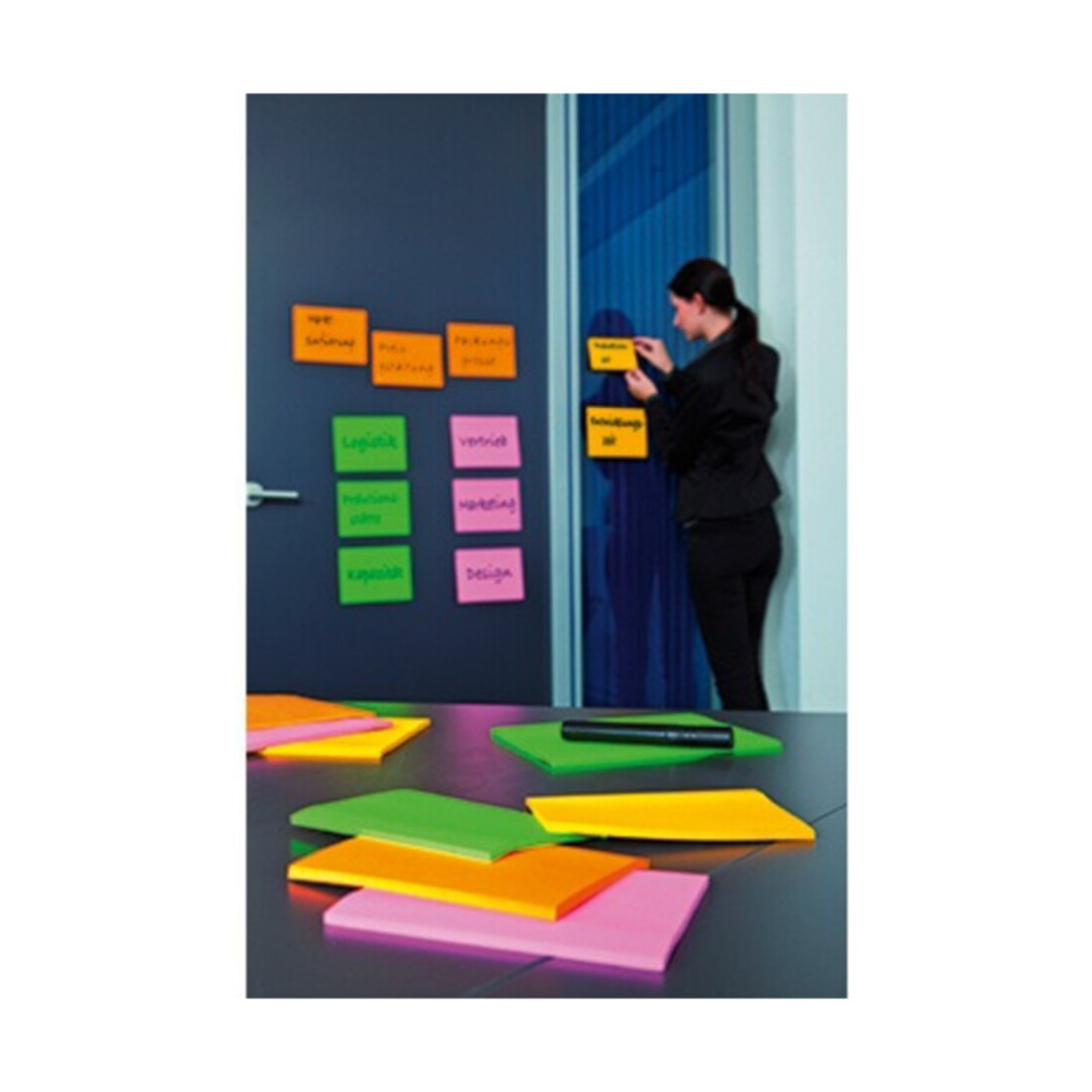 Post-it Haftnotiz Super Sticky Meeting Notes 6445-4SS 4 St./Pack.