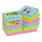 Post-it Haftnotiz Super Sticky Miami 62212SMI 48x48mm 12 St./Pack.-1