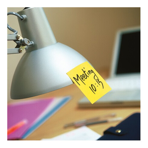 Post-it Haftnotiz Super Sticky Neon Notes 654S-N 76x76mm 5 St./Pack.