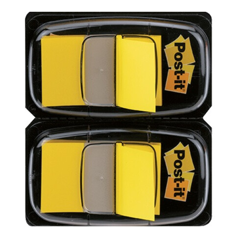 Post-it Haftstreifen Index Standard 680-YW2 25,4x43,2mm ge 2 St./Pack