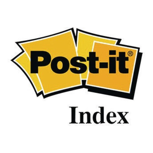Post-it Haftstreifen Index Standard 680-YW2 25,4x43,2mm ge 2 St./Pack