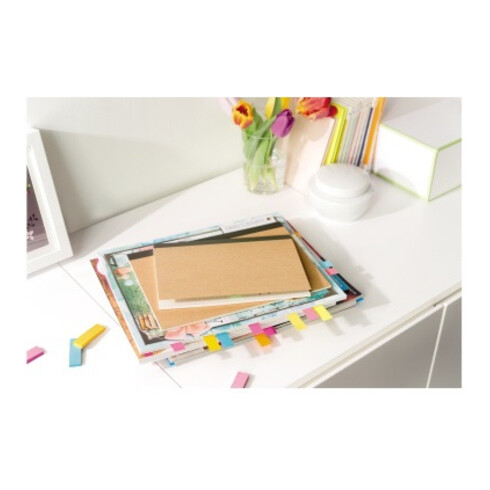 Post-it Haftstreifen Page Marker 670-4U 20x38mm sortiert 4 St./Pack.